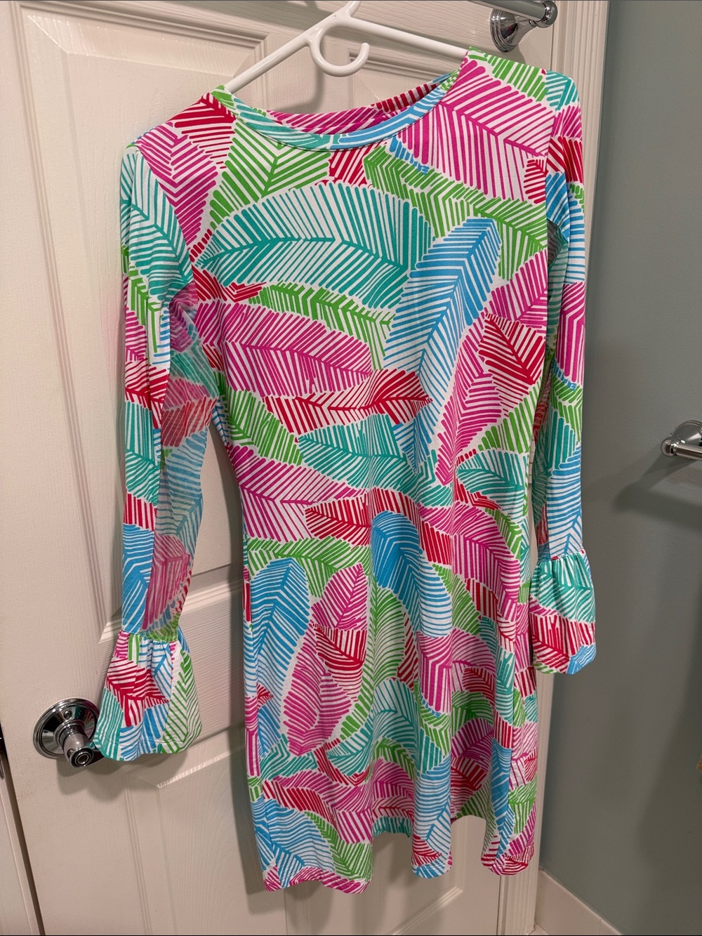 IBKUL Multicolor Tropical Print Dress M